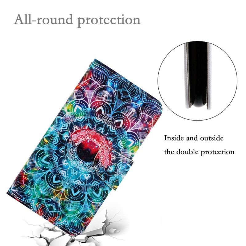 Læder Cover Samsung Galaxy A16 5g Telefon Etui Mandala Mønster