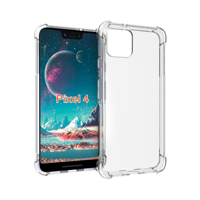 Cover Google Pixel 4 Gennemsigtige Forstærkede Hjørner