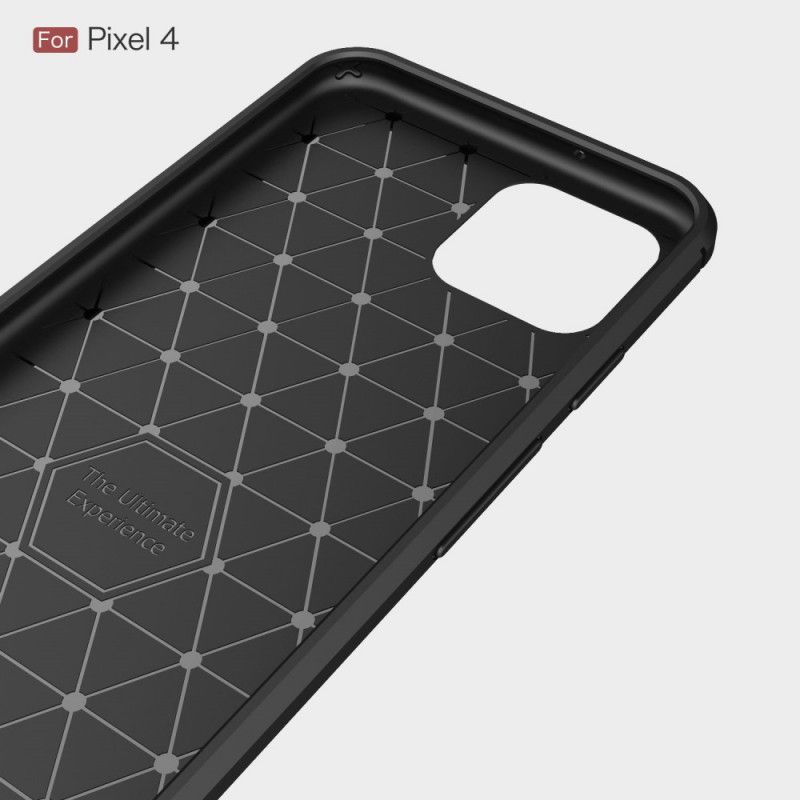 Cover Google Pixel 4 Sort Børstet Kulfiber