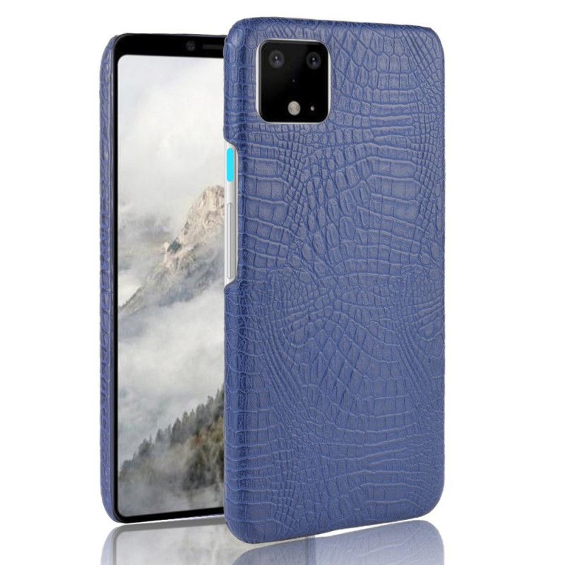 Cover Google Pixel 4 Sort Krokodillehudeffekt