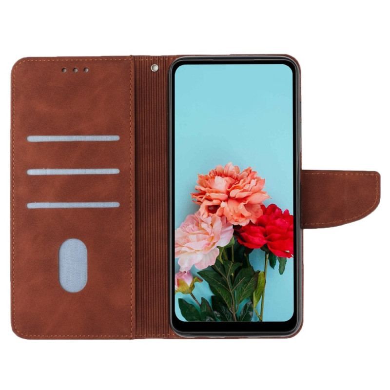 Flip Cover Xiaomi Redmi A1 Ensfarvet Snor