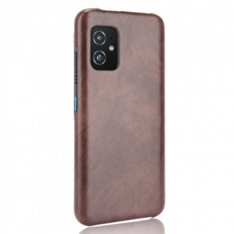 Cover Asus Zenfone 8 Telefon Etui Litchi-lædereffekt