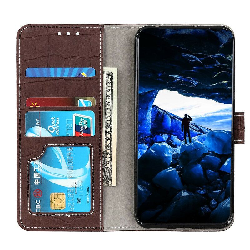 Flip Cover Asus Zenfone 8 Crocodile Power