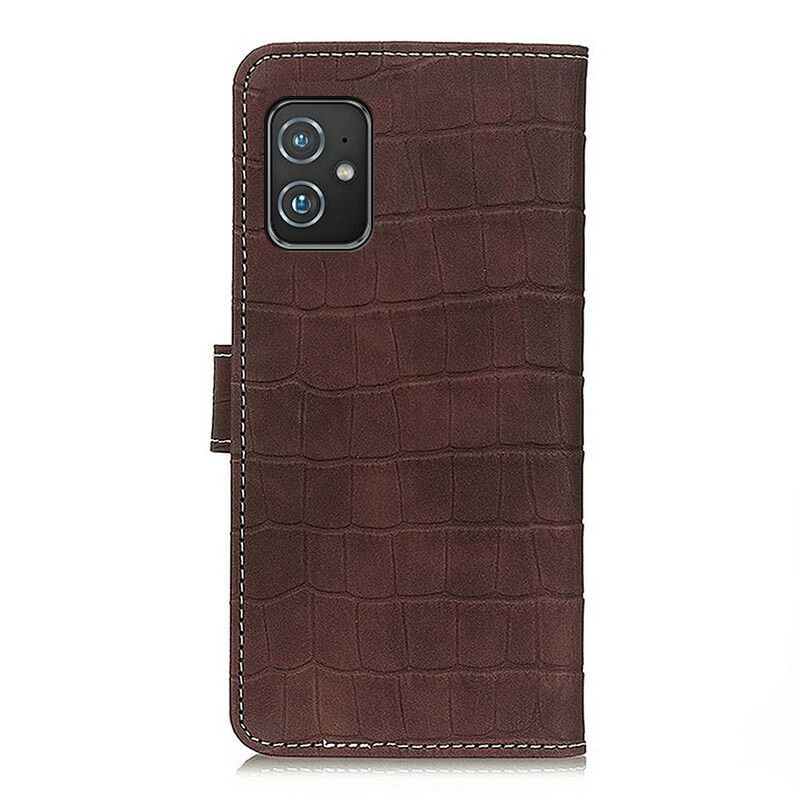 Flip Cover Asus Zenfone 8 Crocodile Power