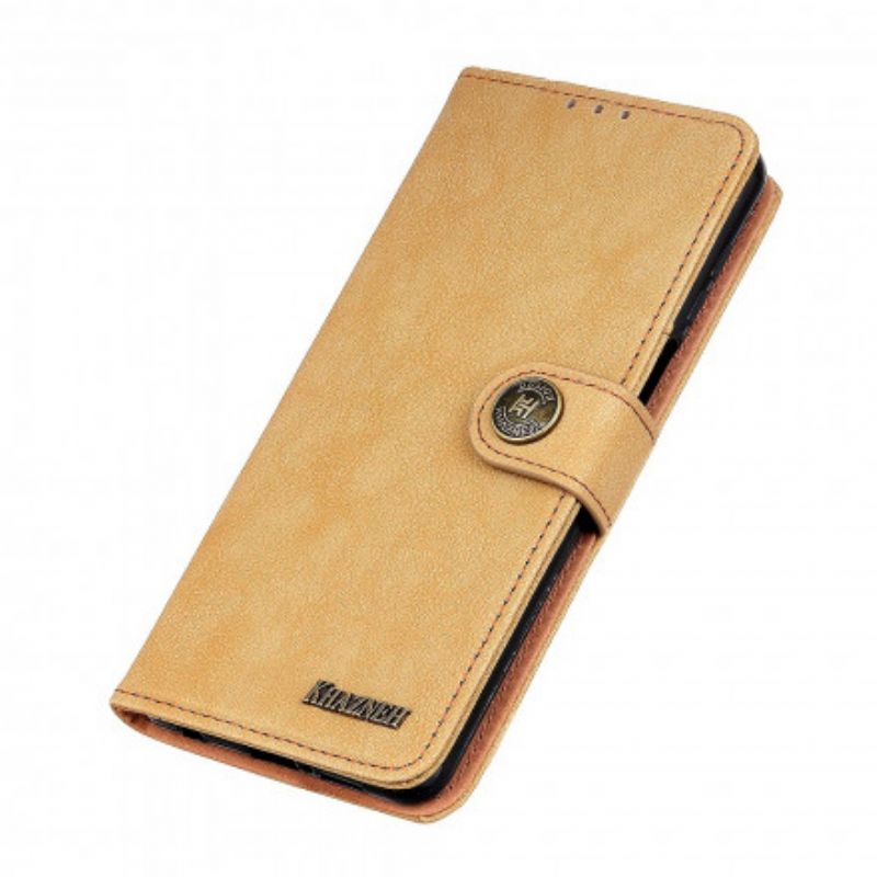 Flip Cover Asus Zenfone 8 Kunstlæder Split Retro Khazneh