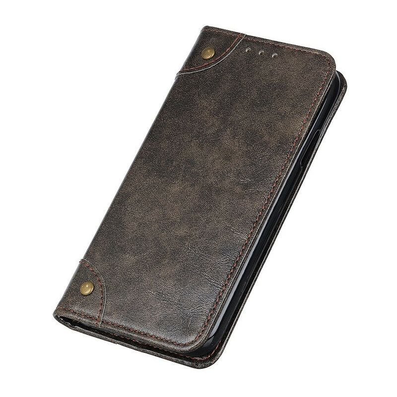 Flip Cover Asus Zenfone 8 Split Læder Vintage Nitter