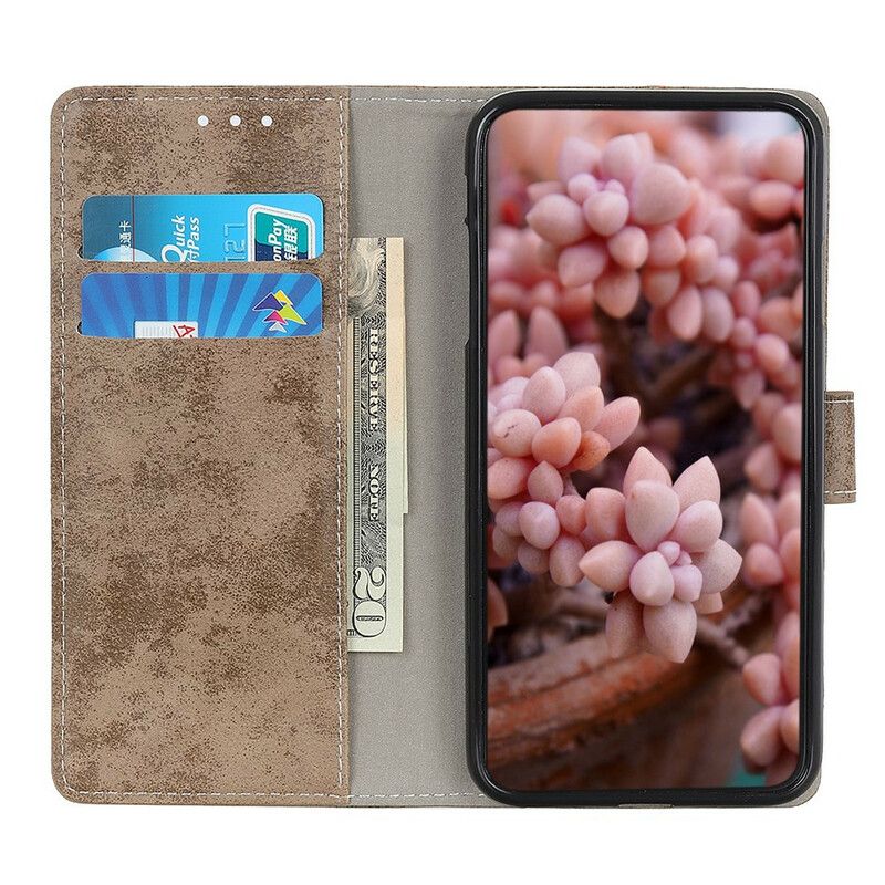 Flip Cover Asus Zenfone 8 Vintage Kunstlæder