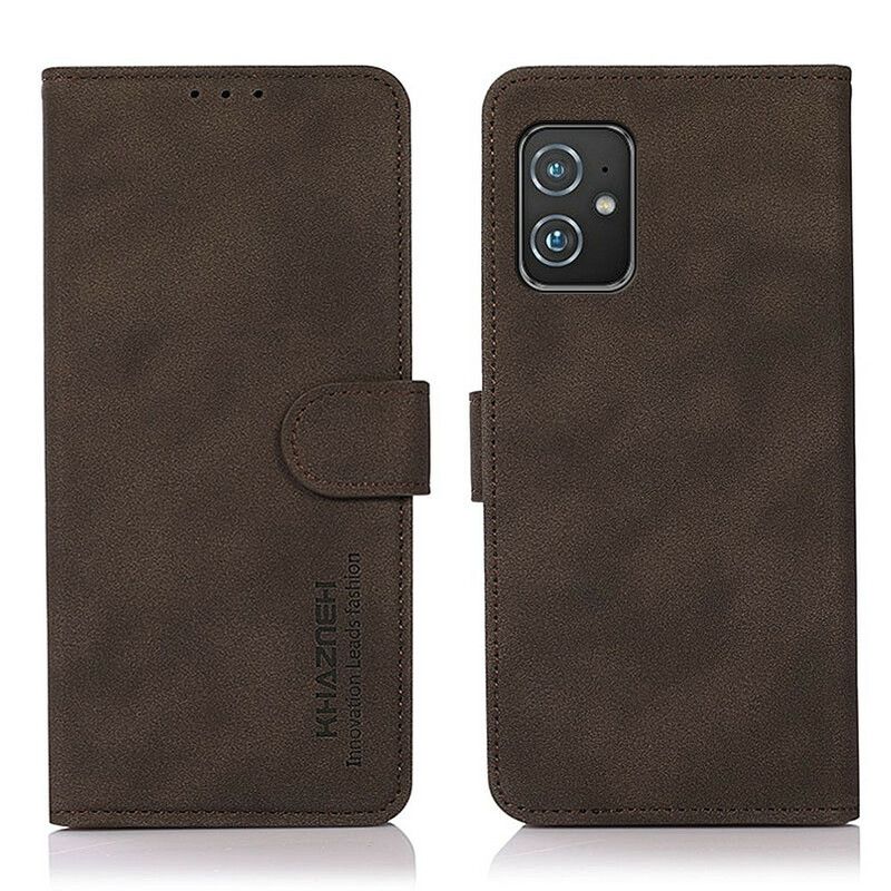 Læder Cover Asus Zenfone 8 Telefon Etui Lædereffekt Fashion Khazneh