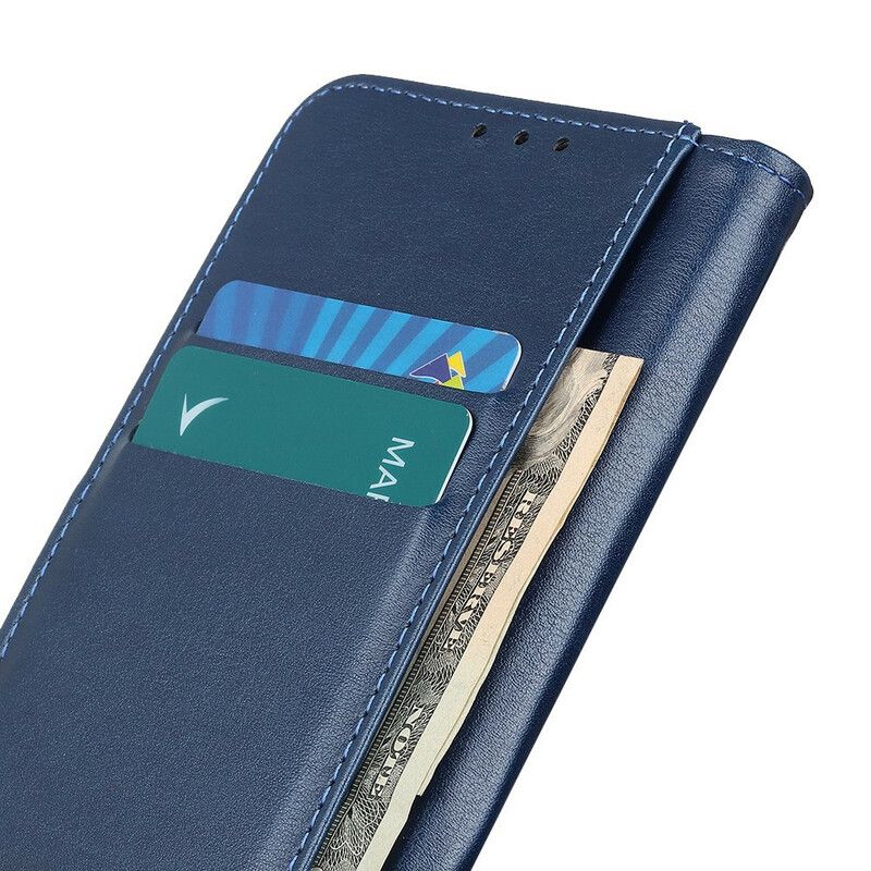 Læder Cover Asus Zenfone 8 Telefon Etui Rivet X Design