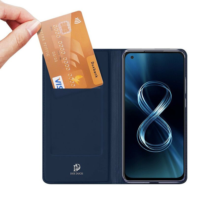 Læder Cover Asus Zenfone 8 Telefon Etui Skin Pro Dux Ducis