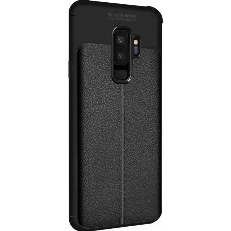 Cover for Samsung Galaxy S9 Plus Sort Imak Kunstlædersting