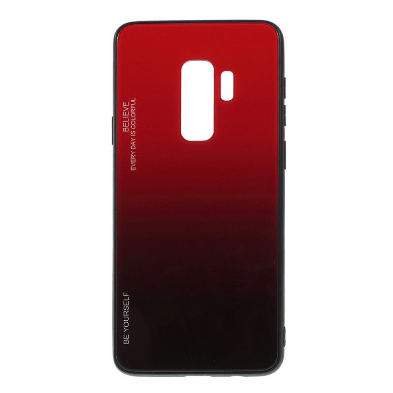 Cover Samsung Galaxy S9 Plus Rød Galvaniseret Farve