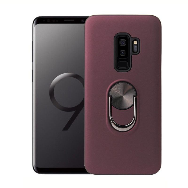 Cover Samsung Galaxy S9 Plus Sort Aftagelig Med Støttering Original