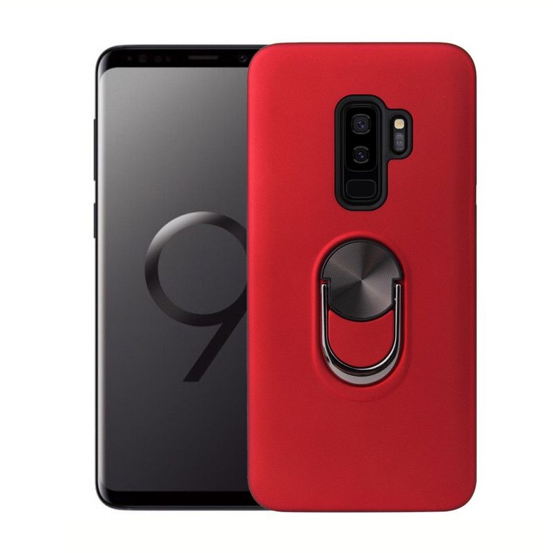 Cover Samsung Galaxy S9 Plus Sort Aftagelig Med Støttering Original