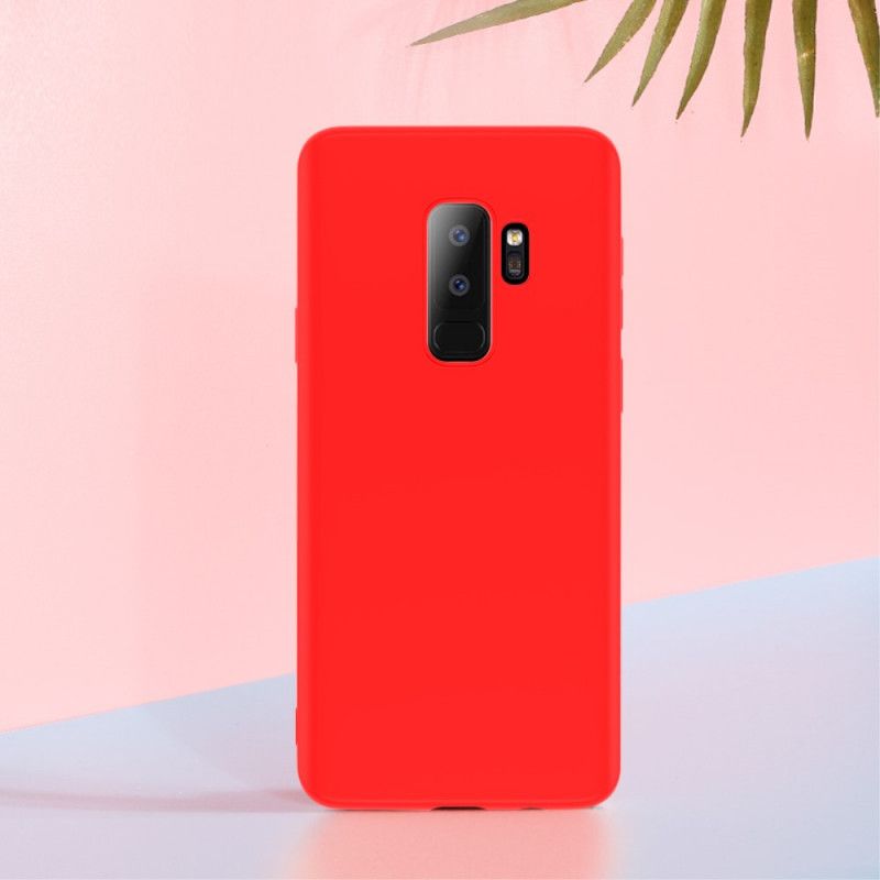 Cover Samsung Galaxy S9 Plus Sort Flydende Silikone På X Niveau