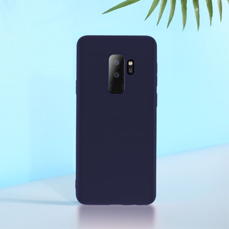 Cover Samsung Galaxy S9 Plus Sort Flydende Silikone På X Niveau