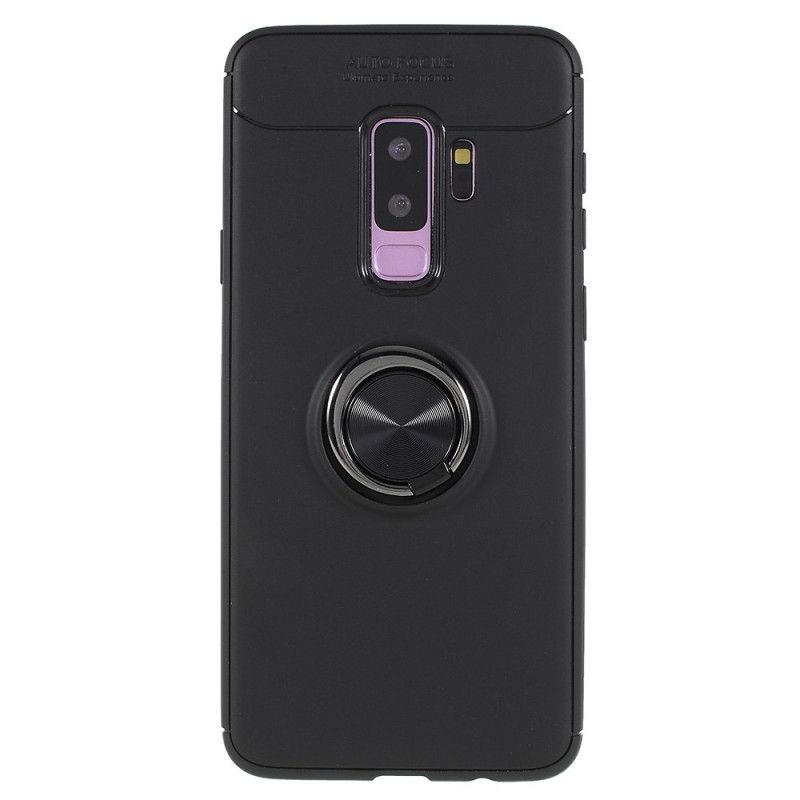 Cover Samsung Galaxy S9 Plus Sort Mobilcover Magnetisk Støttering