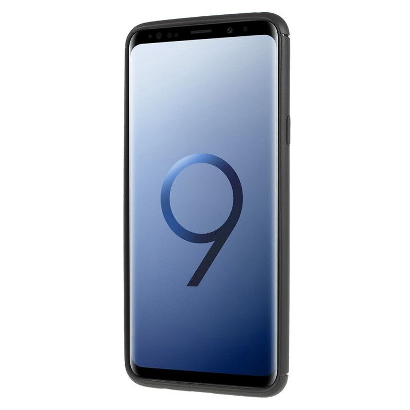 Cover Samsung Galaxy S9 Plus Sort Mobilcover Magnetisk Støttering