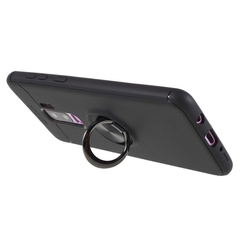 Cover Samsung Galaxy S9 Plus Sort Mobilcover Magnetisk Støttering