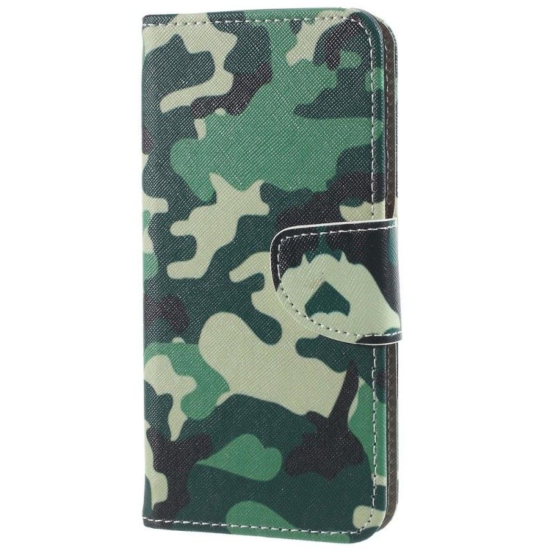 Flip Cover Læder Samsung Galaxy S9 Plus Militær Camouflage Beskyttelse