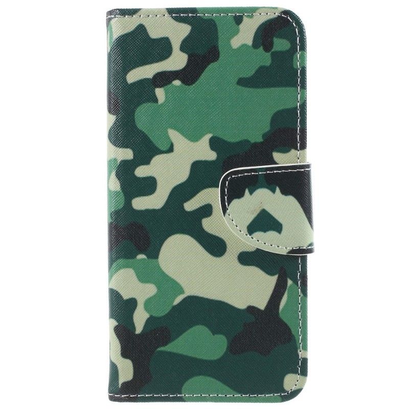 Flip Cover Læder Samsung Galaxy S9 Plus Militær Camouflage Beskyttelse