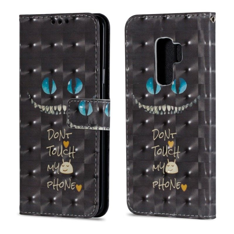 Flip Cover Læder Samsung Galaxy S9 Plus Ondsindet Kat Original