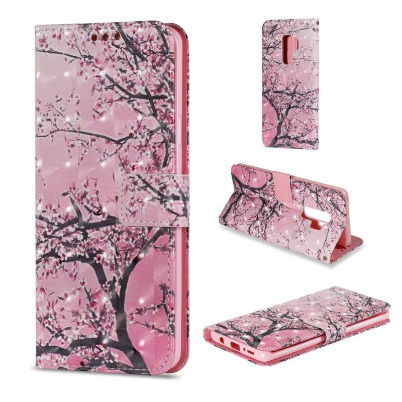 Flip Cover Samsung Galaxy S9 Plus Blomstrende Træ