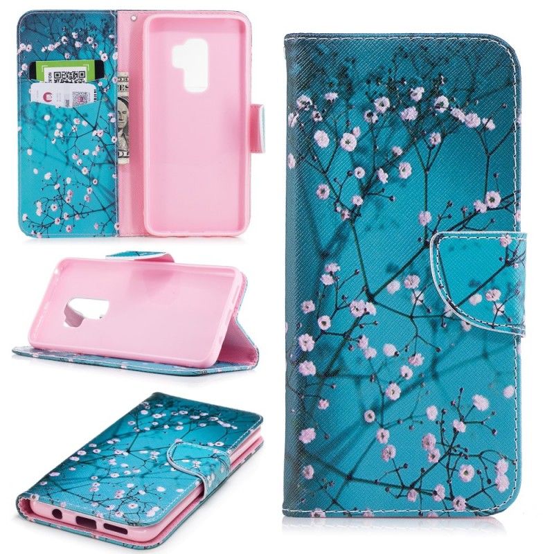 Flip Cover Samsung Galaxy S9 Plus Blomstrende Træ