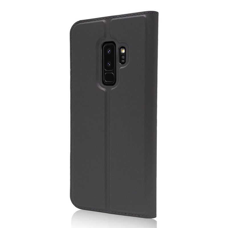 Læder Cover Samsung Galaxy S9 Plus Integreret Lås I Læderstil