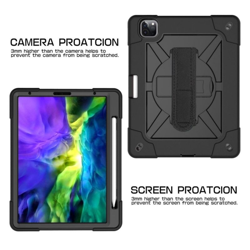 Cover iPad Pro 11" (2018) (2020) Sort Krykke Og Skulderrem