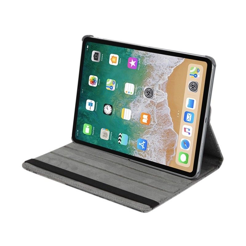 Flip Cover iPad Pro 11" (2018) (2020) Brun Mobilcover Roterende Verdenskort