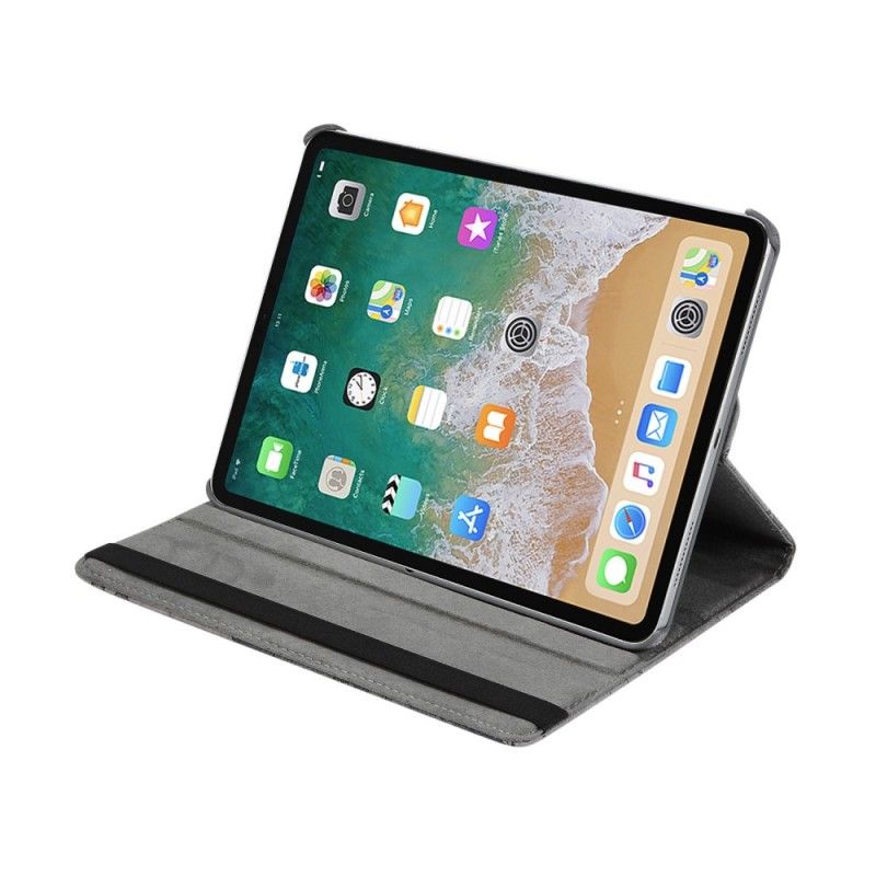 Flip Cover iPad Pro 11" (2018) (2020) Brun Mobilcover Roterende Verdenskort