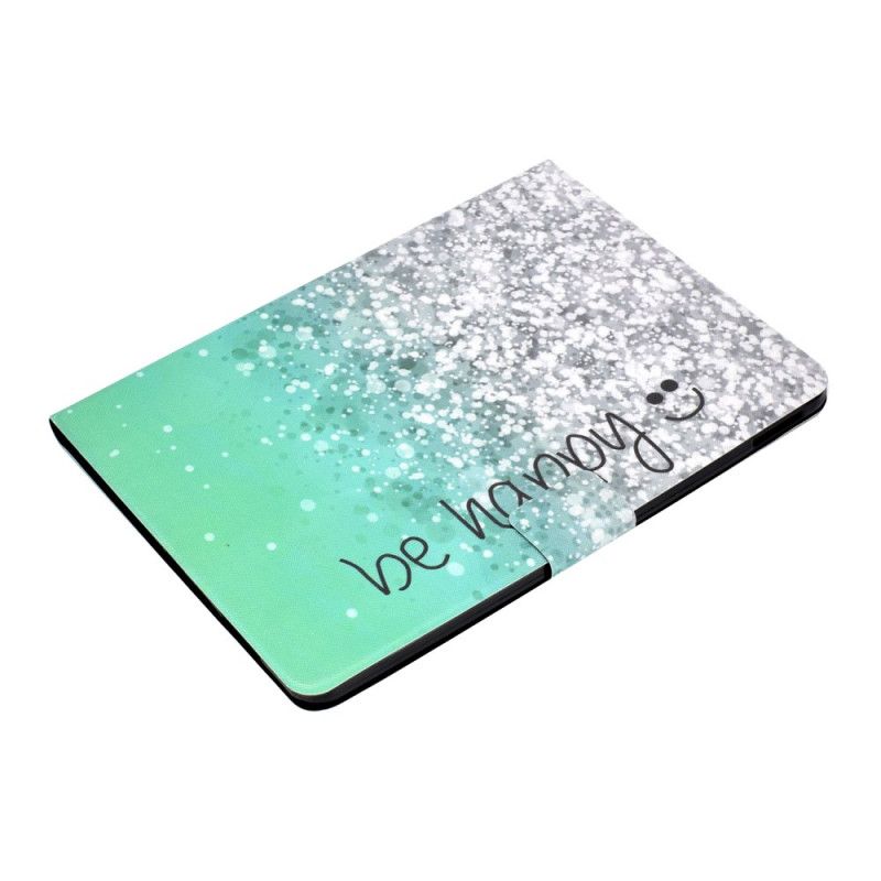 Flip Cover iPad Pro 11" (2018) (2020) Glitter Vær Glad