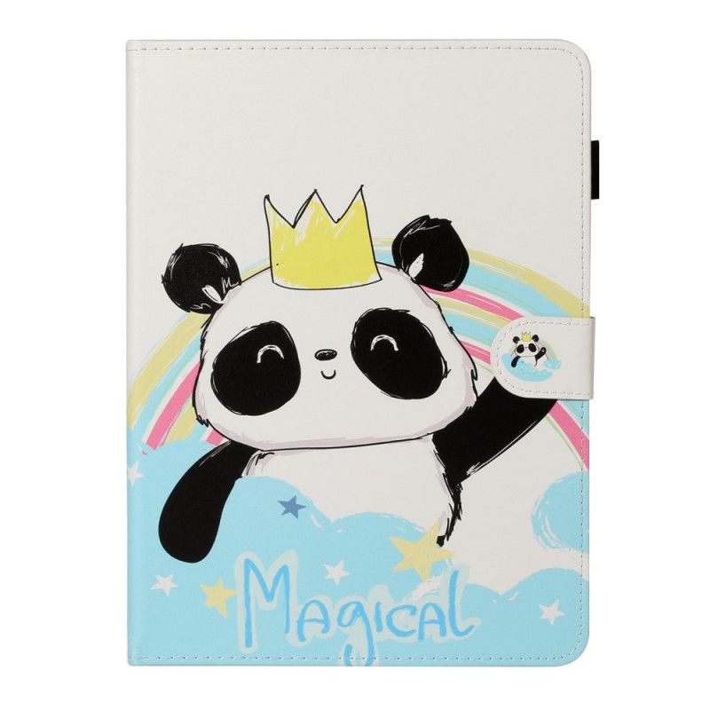 Flip Cover Læder for iPad Pro 11" (2018) (2020) Panda Med Krone