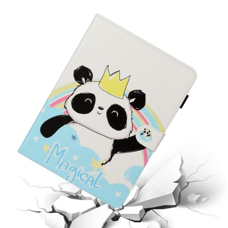 Flip Cover Læder for iPad Pro 11" (2018) (2020) Panda Med Krone