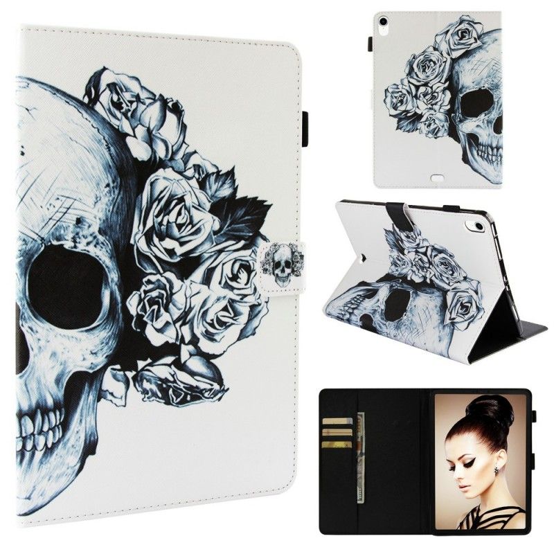 Flip Cover Læder iPad Pro 11" (2018) (2020) Blomstret Kranium