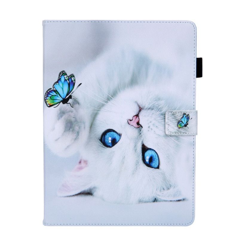 Flip Cover Læder iPad Pro 11" (2018) (2020) Hvid Kat-Serietryk Original