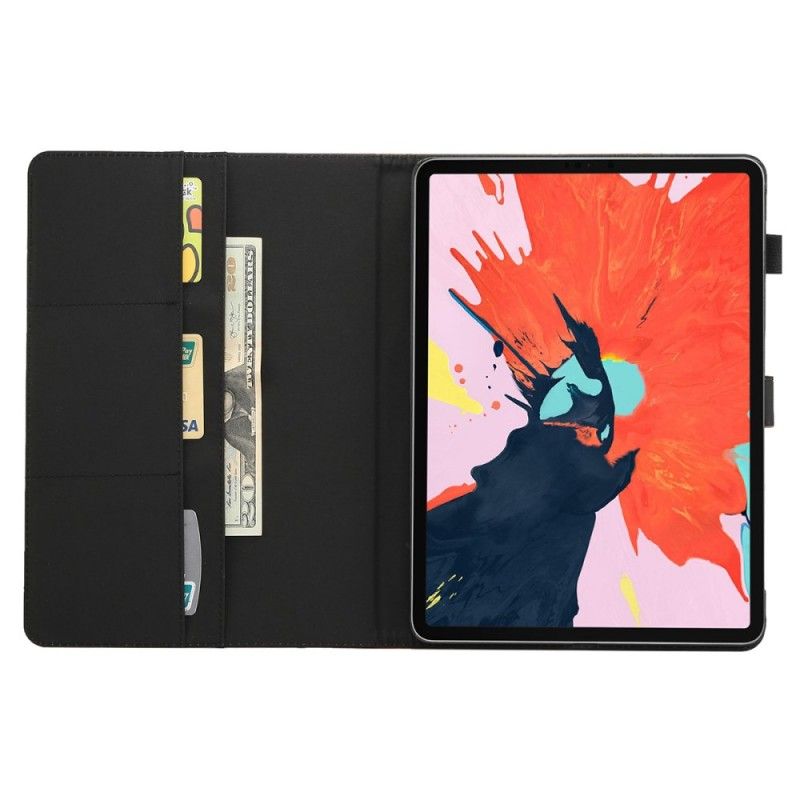 Flip Cover Læder iPad Pro 11" (2018) (2020) Sort Imiteret Læder Enkay