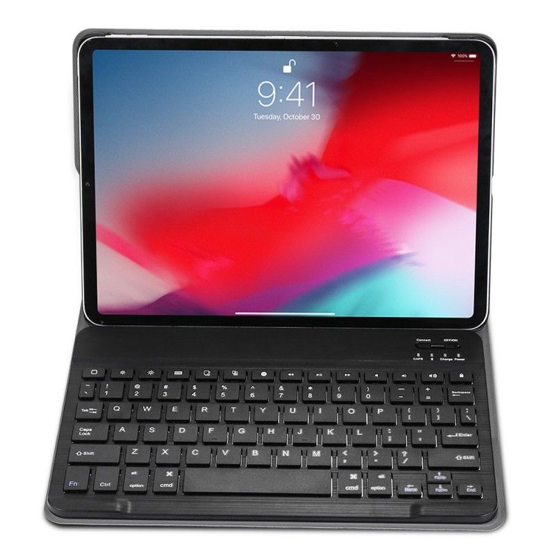 Flip Cover Læder iPad Pro 11" (2018) (2020) Sort Med Aftageligt Bluetooth-Tastatur