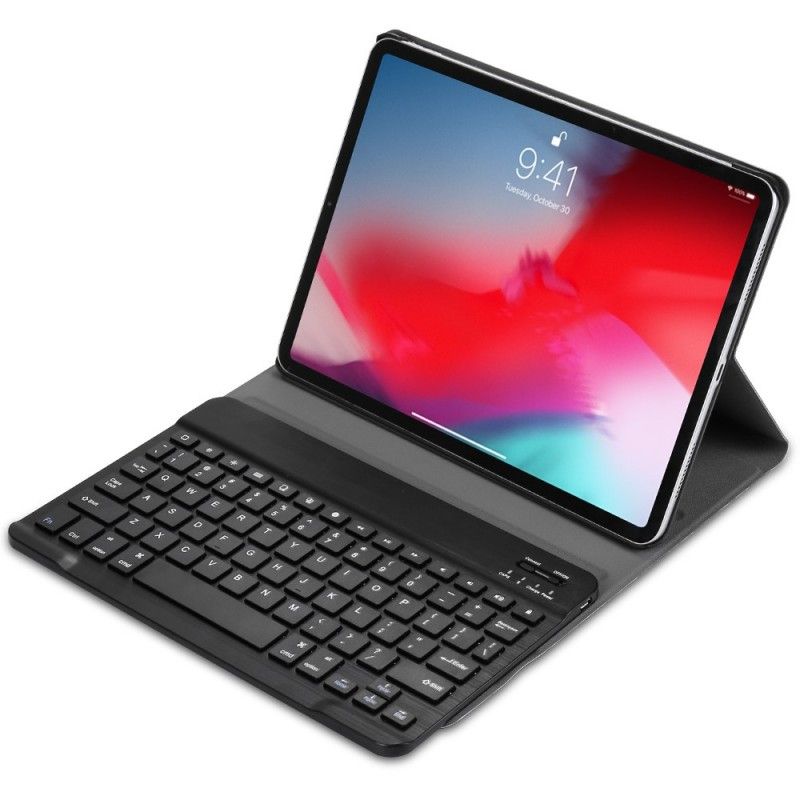 Flip Cover Læder iPad Pro 11" (2018) (2020) Sort Med Aftageligt Bluetooth-Tastatur