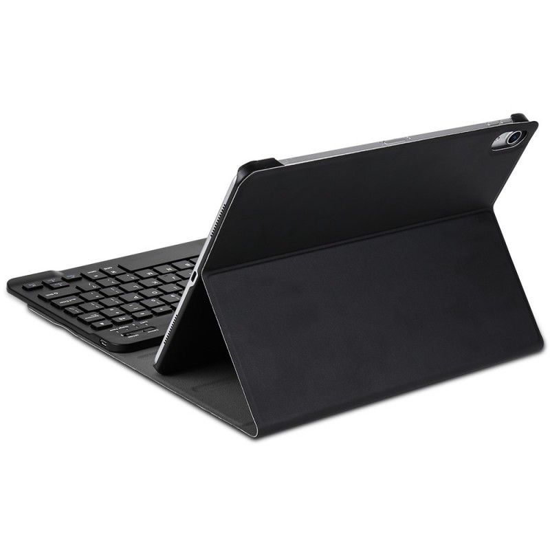 Flip Cover Læder iPad Pro 11" (2018) (2020) Sort Med Aftageligt Bluetooth-Tastatur