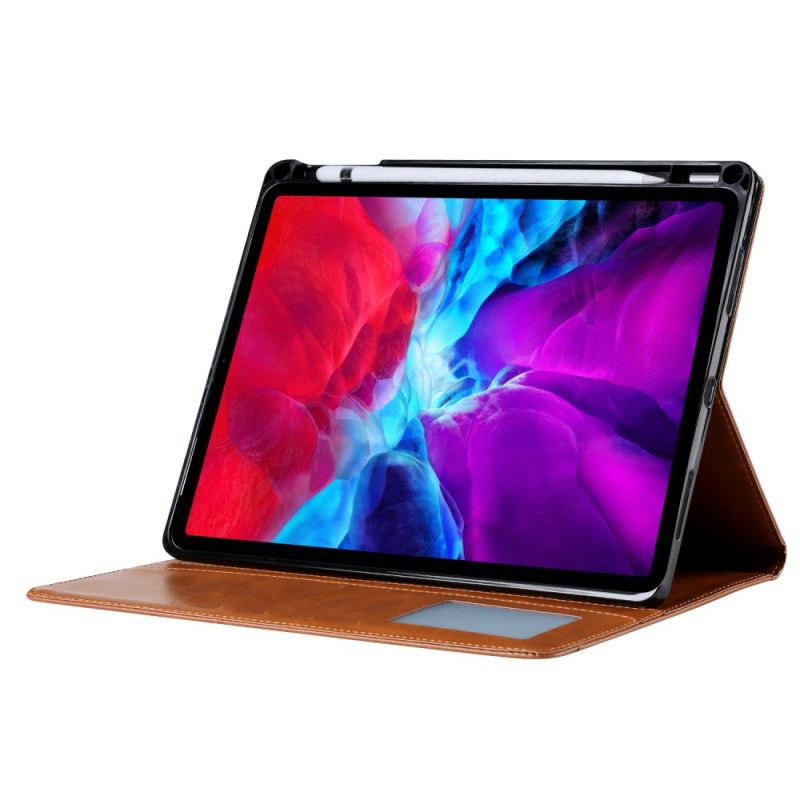 Sag iPad Pro 11" (2018) (2020) Sort Mobilcover Absorberet Læderblyantholder