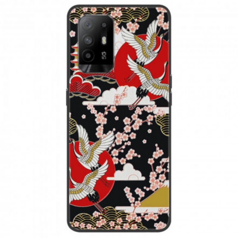 Cover Oppo A94 5g Asiatiske Fugle