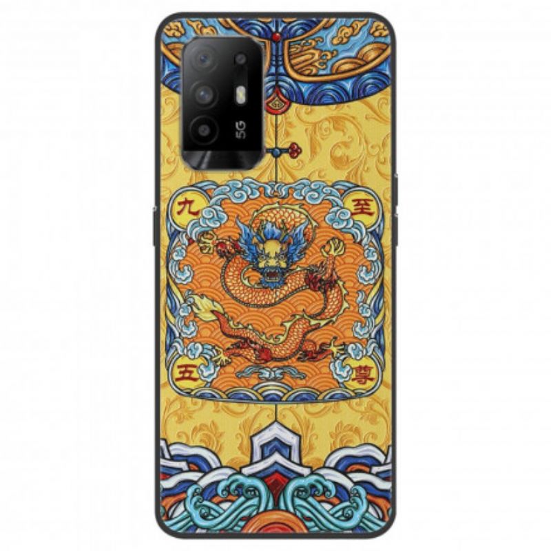 Cover Oppo A94 5g Telefon Etui Asian Dragon