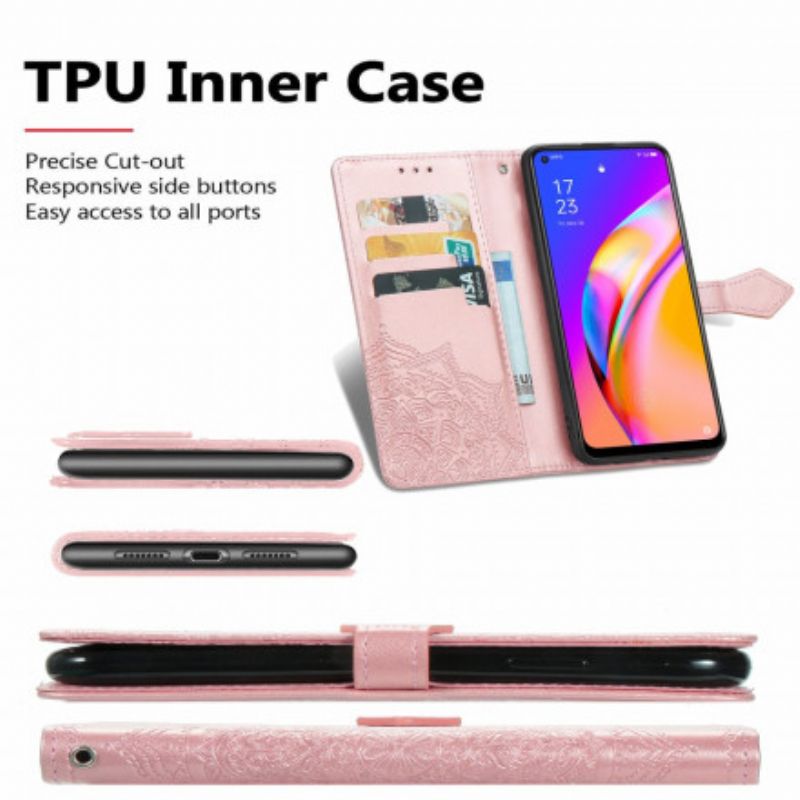 Flip Cover Oppo A94 5g Mandala Middelalder