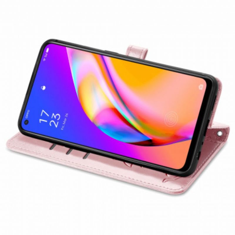 Flip Cover Til Oppo A94 5g Animerede Dyr