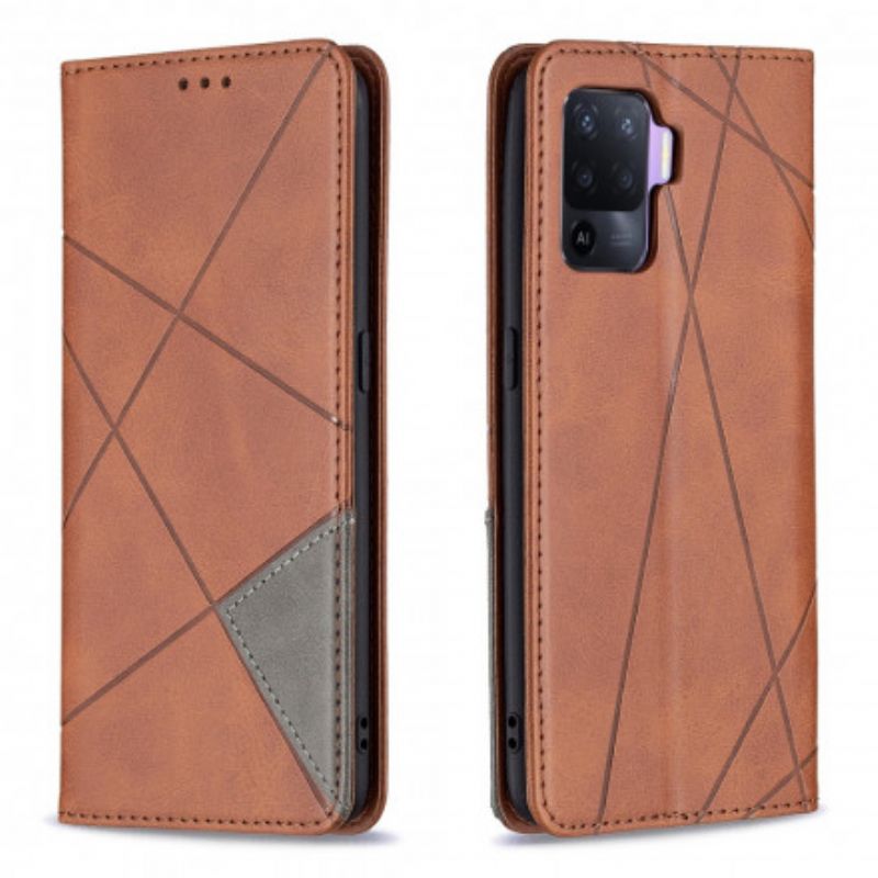 Flip Cover Til Oppo A94 5g Artist Style