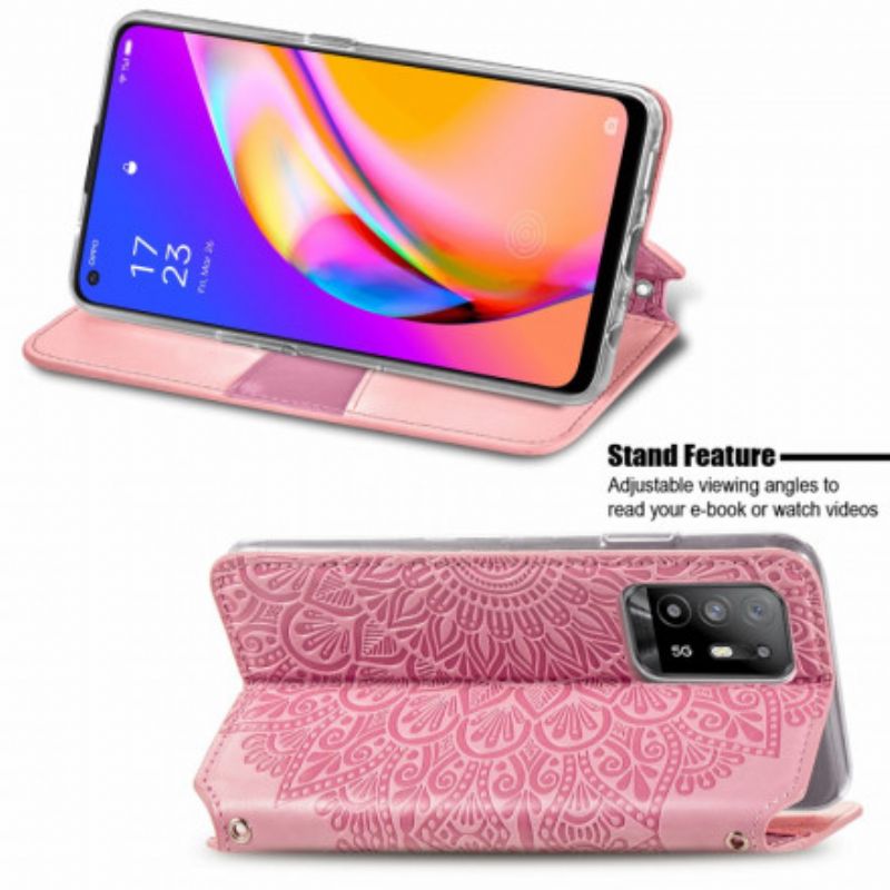 Flip Cover Til Oppo A94 5g Mandala