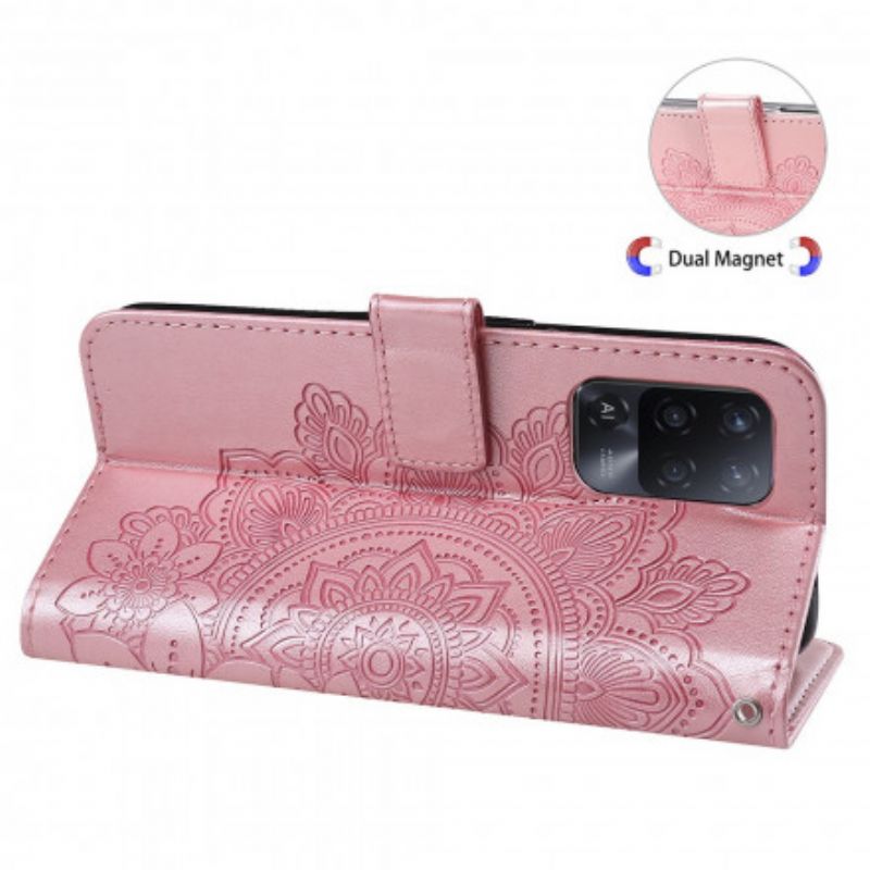 Læder Cover Oppo A94 5g Blooming Mandala