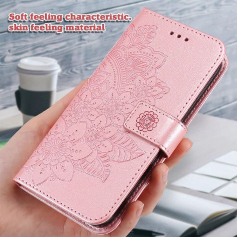 Læder Cover Oppo A94 5g Blooming Mandala